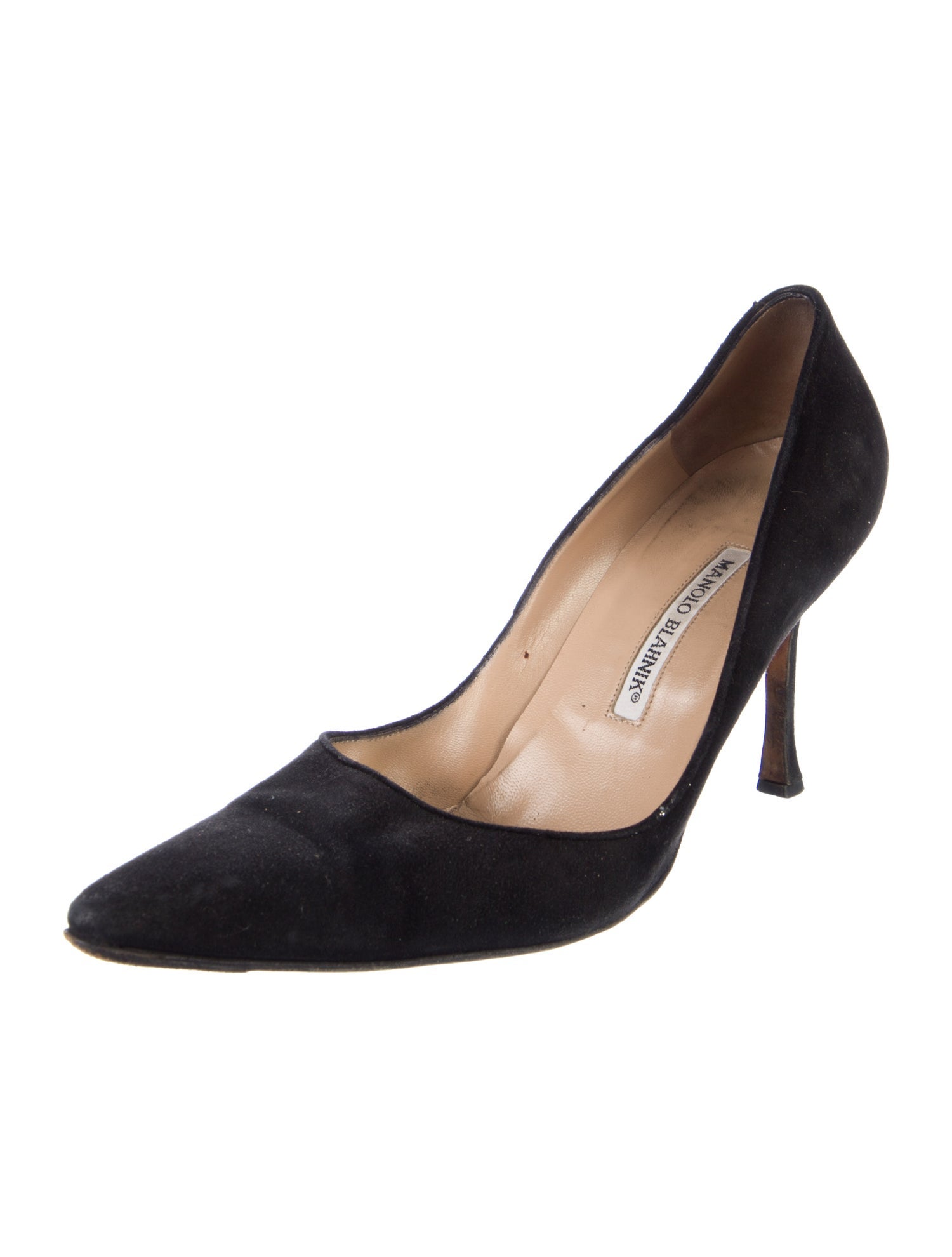 Manolo Blahnik Suede Pumps