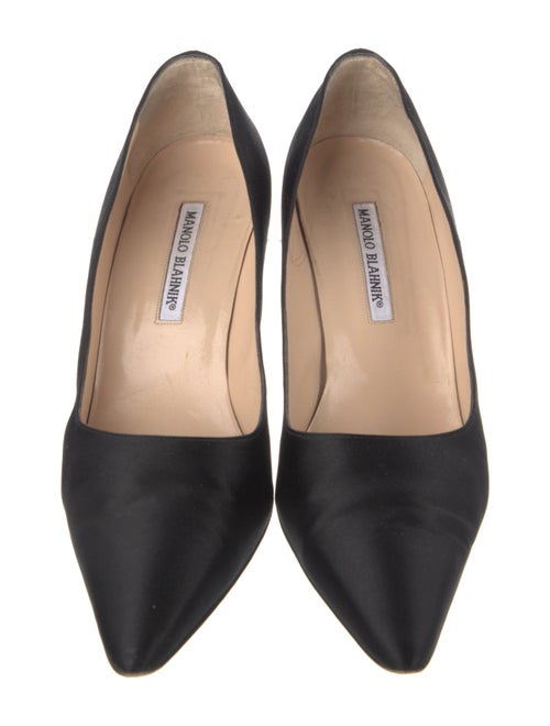 Manolo Blahnik Satin Pumps