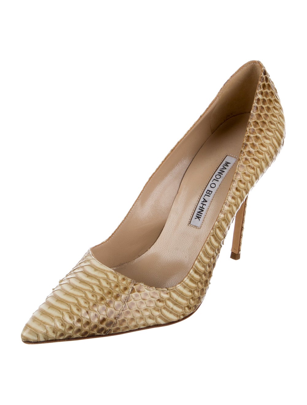 Manolo Blahnik Python High Heel Pumps - image 2