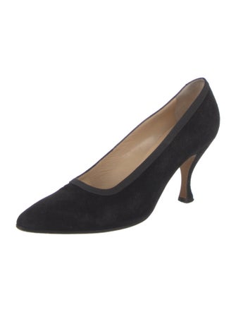 Manolo Blahnik Suede Pumps