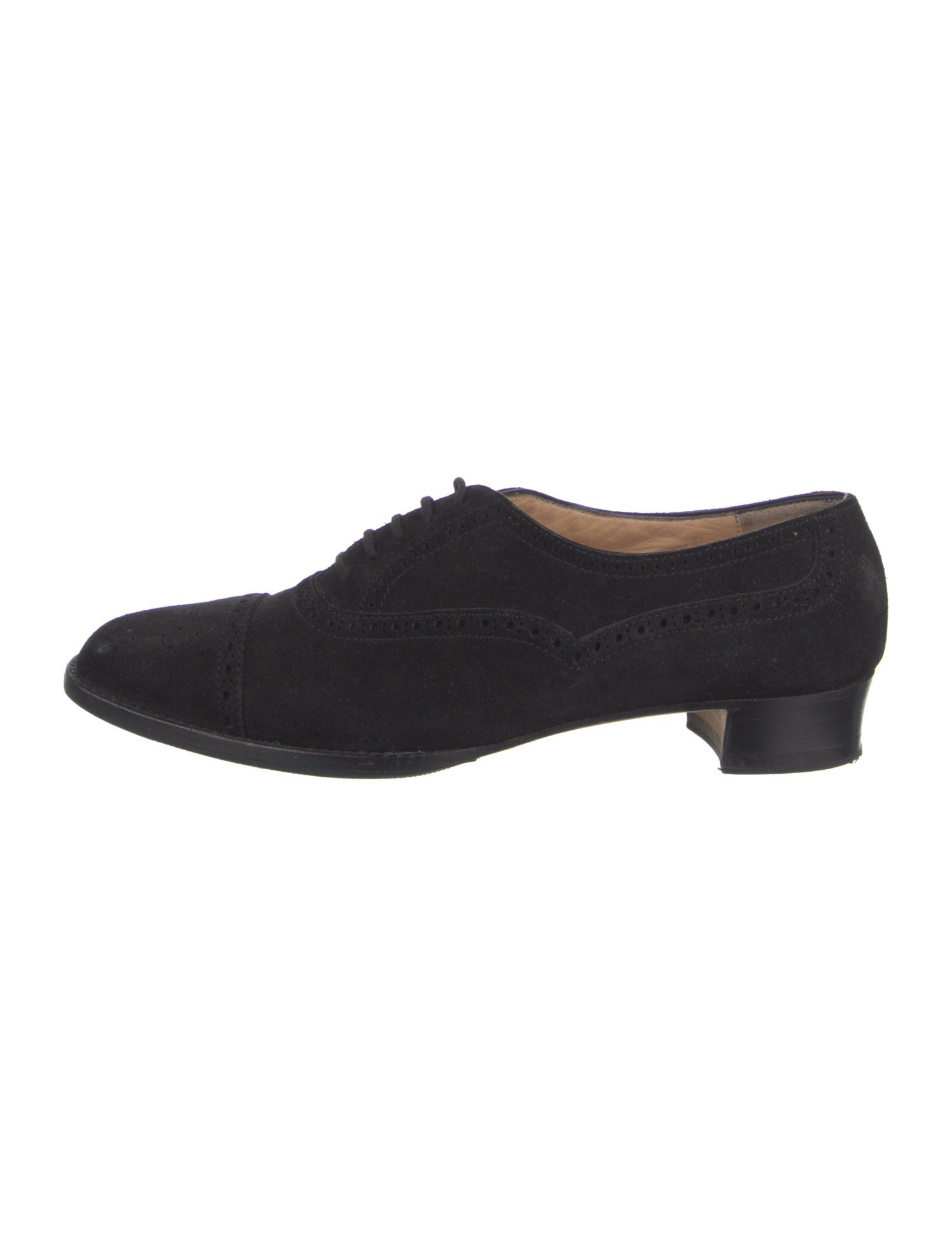 Manolo Blahnik Suede Oxfords