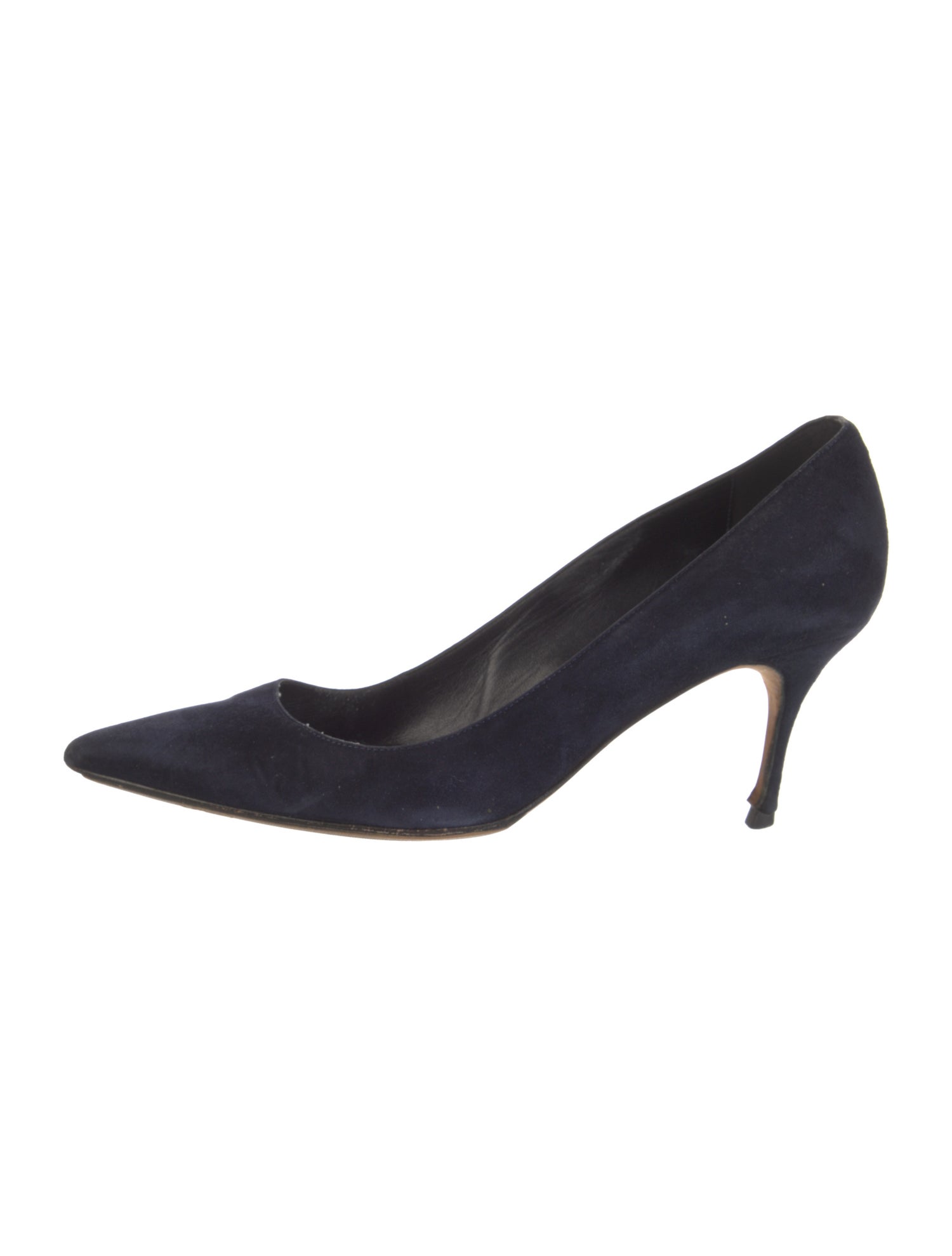 Manolo Blahnik Suede Pumps