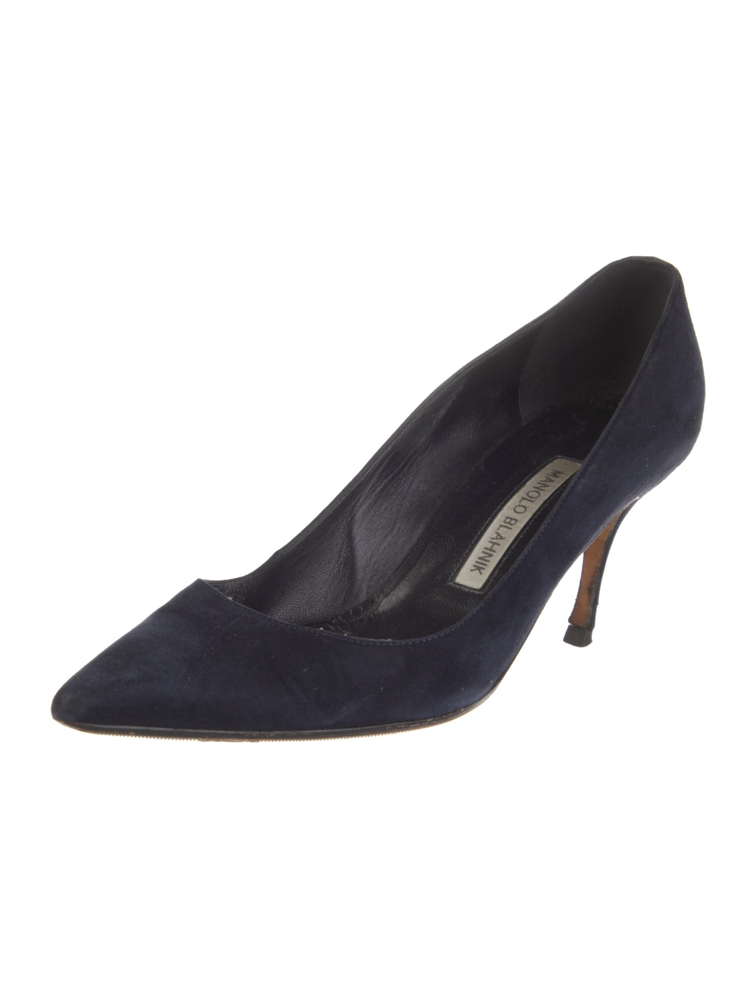 Manolo Blahnik Suede Pumps