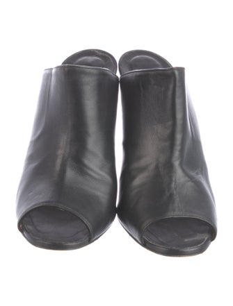 Manolo Blahnik Leather Mules
