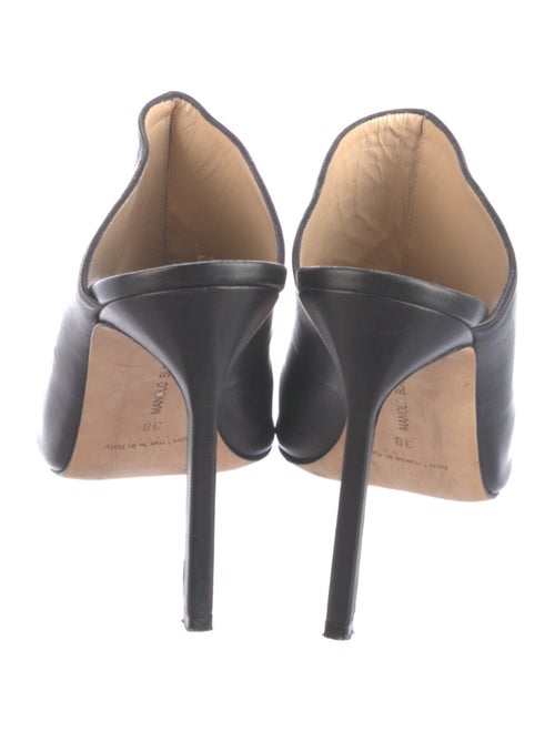 Manolo Blahnik Leather Mules