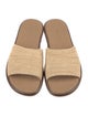 Manolo Blahnik Raffia Slides