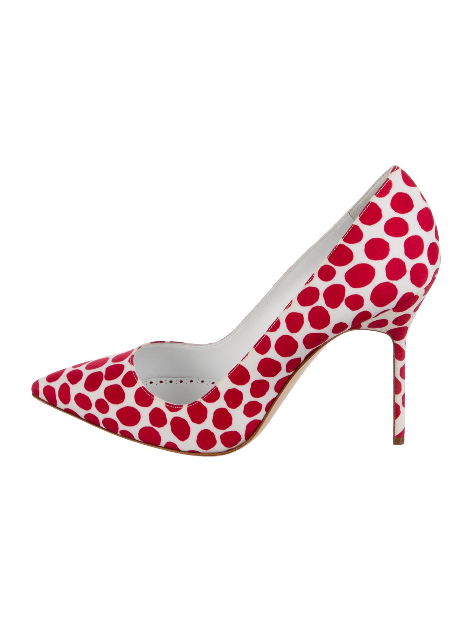 Manolo Blahnik Printed Pumps