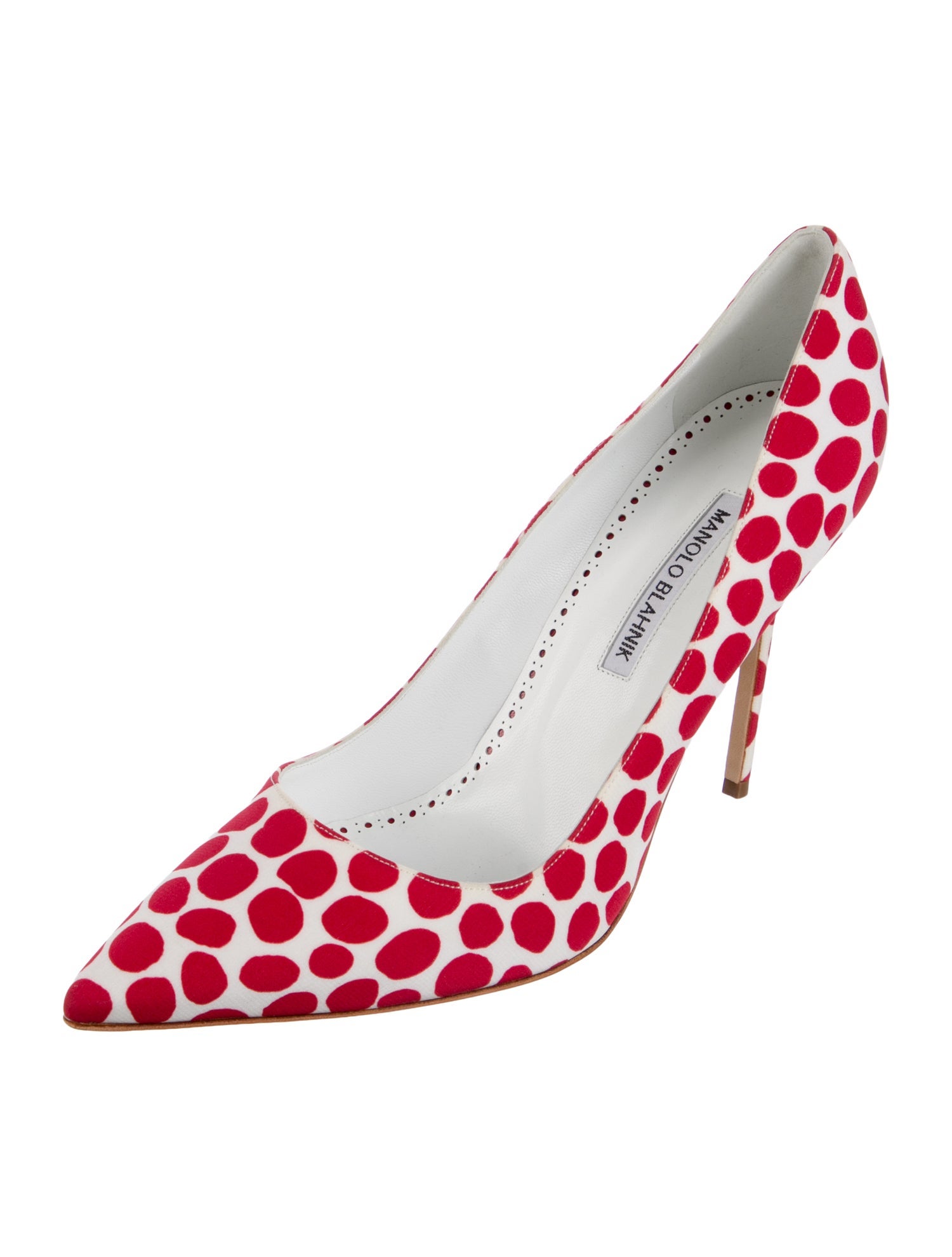 Manolo Blahnik Printed Pumps