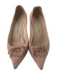 Manolo Blahnik Suede Bow Accents Pumps