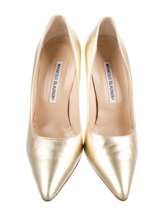 Manolo Blahnik Leather Pumps
