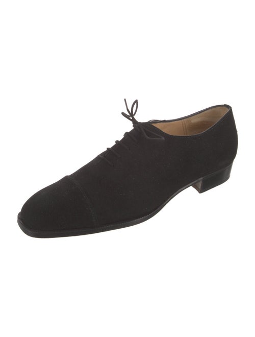 Manolo Blahnik Suede Oxfords