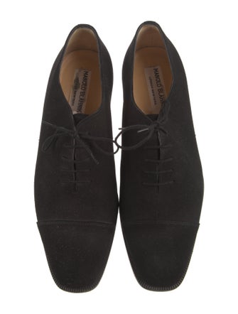 Manolo Blahnik Suede Oxfords