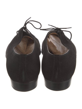 Manolo Blahnik Suede Oxfords