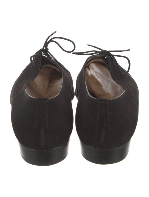 Manolo Blahnik Suede Oxfords