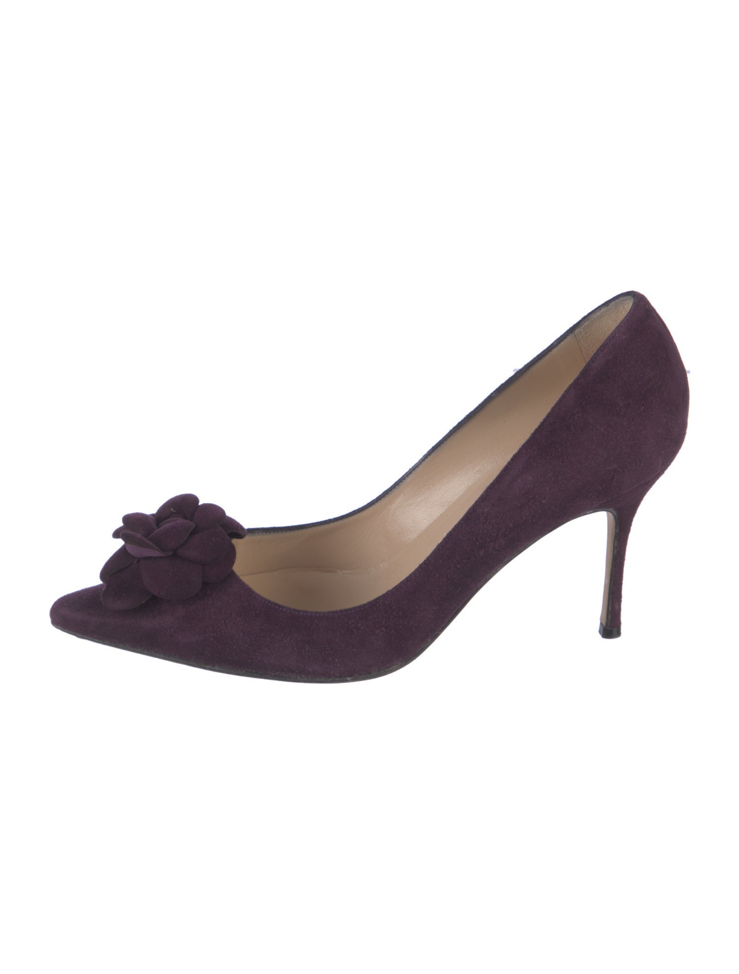 Manolo Blahnik Suede Pumps