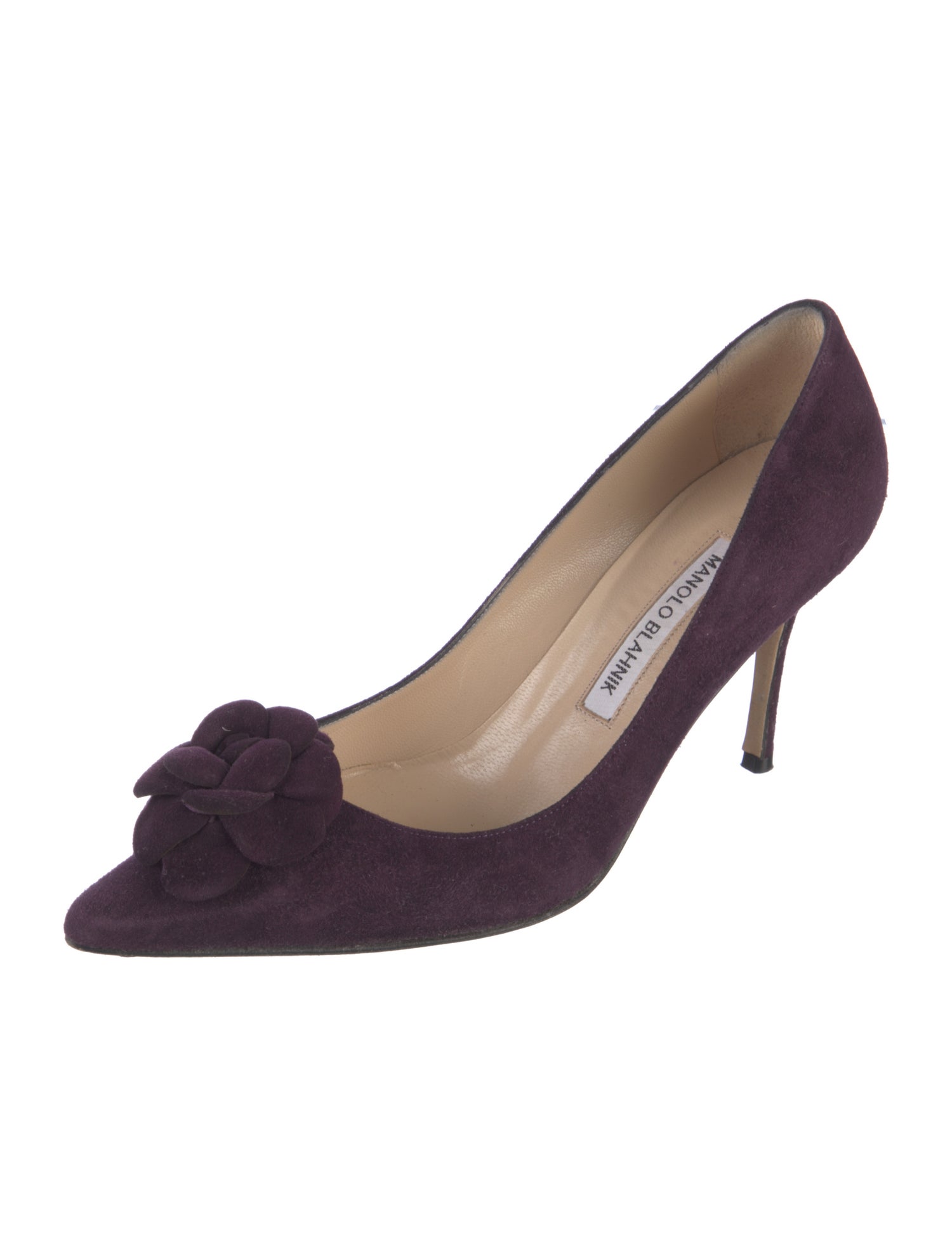 Manolo Blahnik Suede Pumps