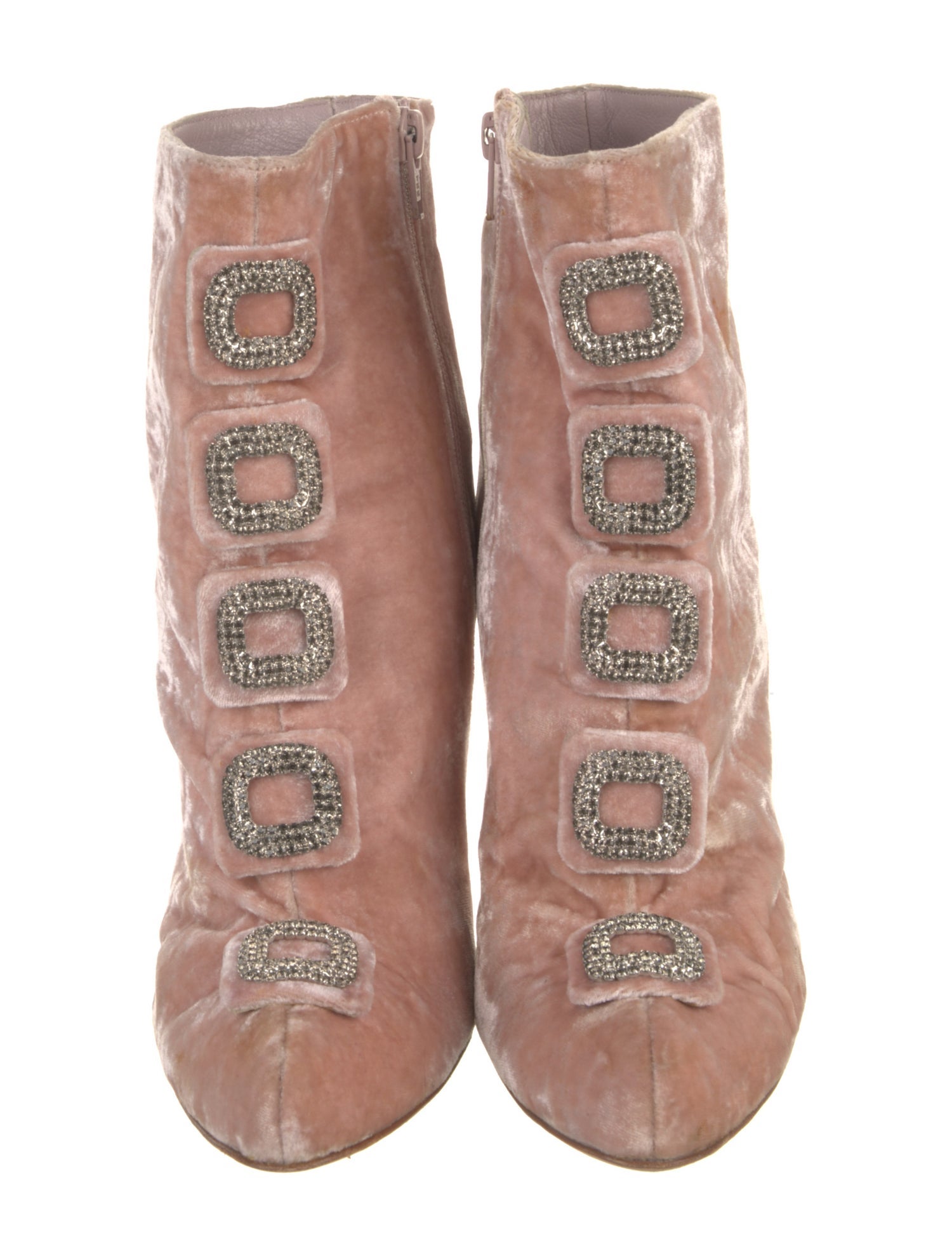 Manolo Blahnik Velvet Boots