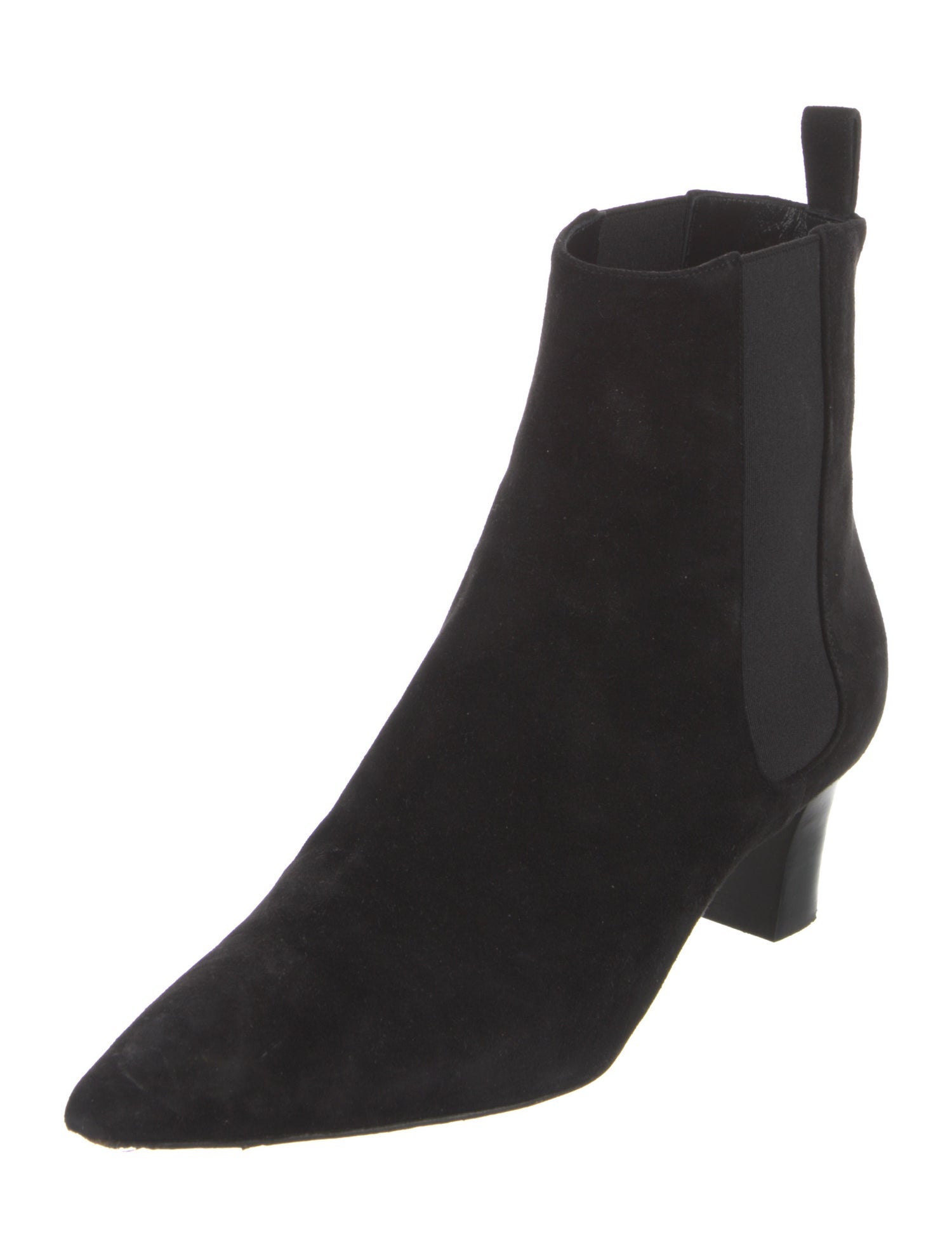 Manolo Blahnik Suede Chelsea Boots