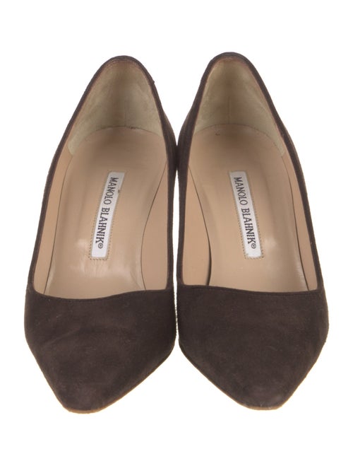 Manolo Blahnik Suede Pumps
