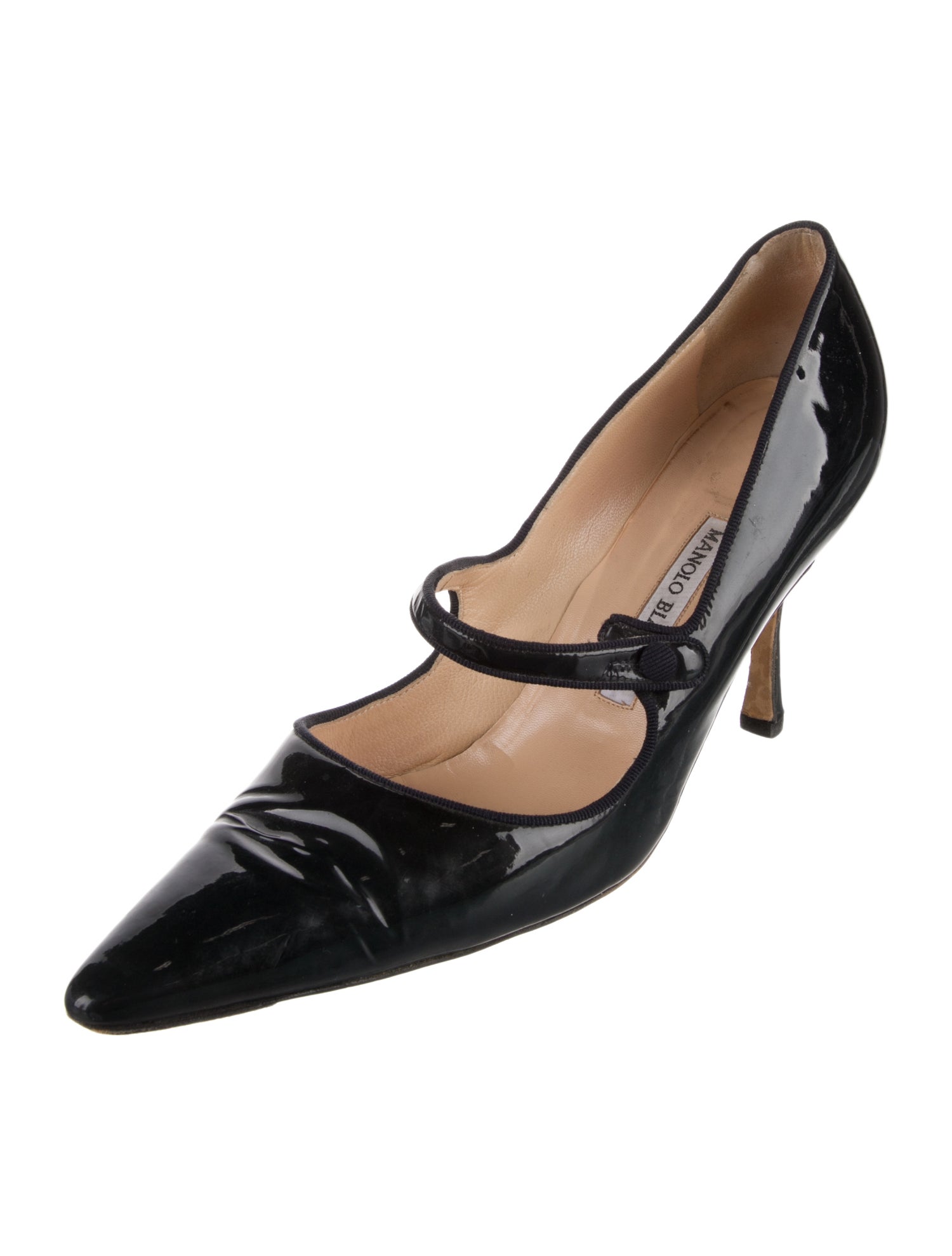 Manolo Blahnik Patent Leather Pumps