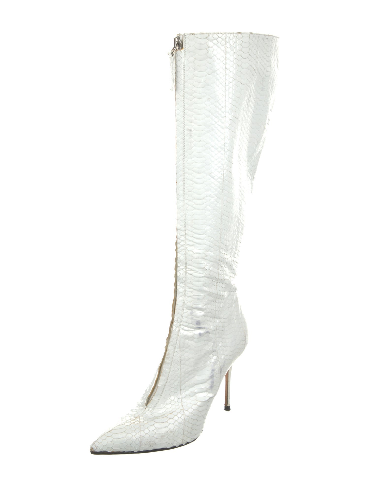 Manolo Blahnik Snakeskin Boots