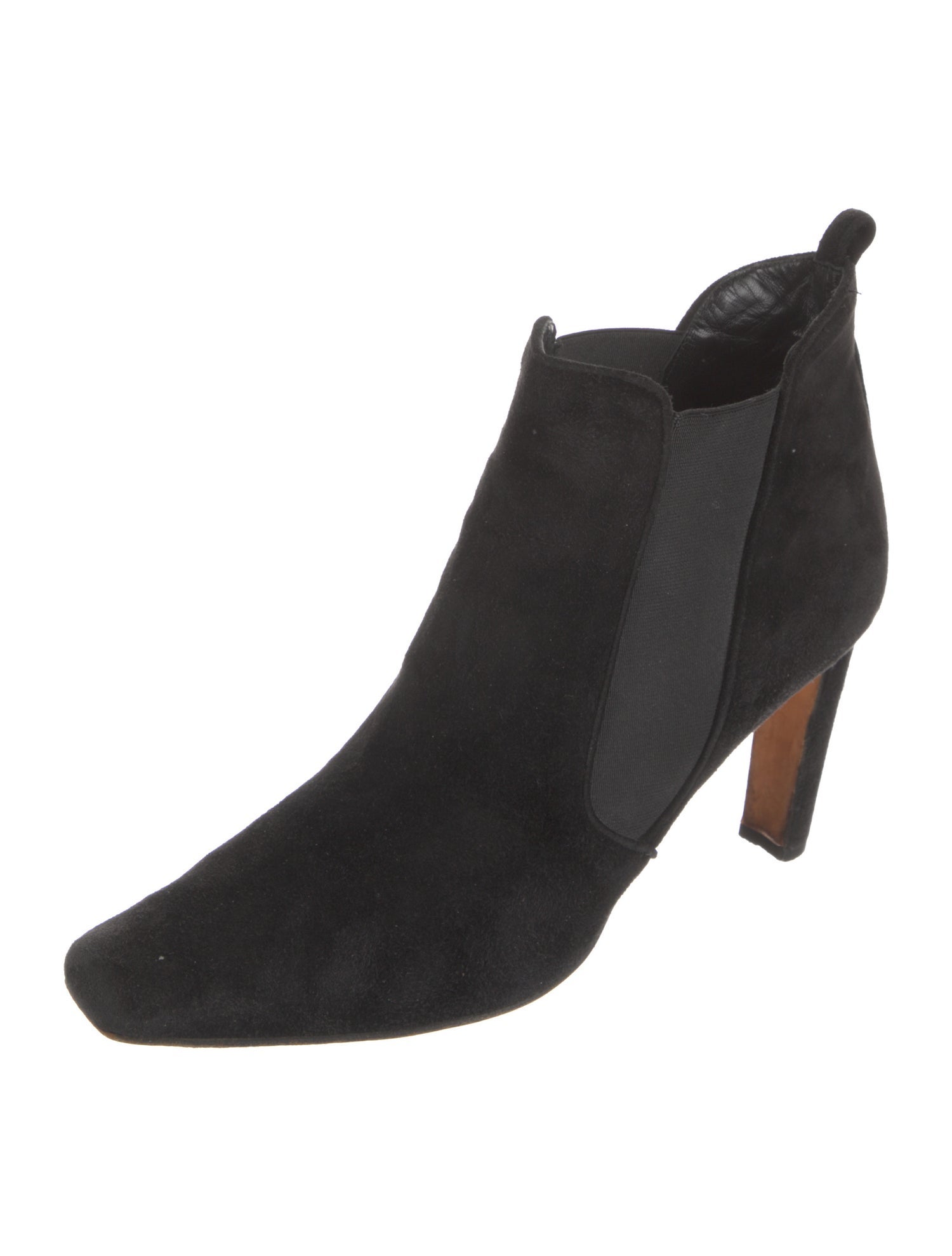 Manolo Blahnik Suede Chelsea Boots