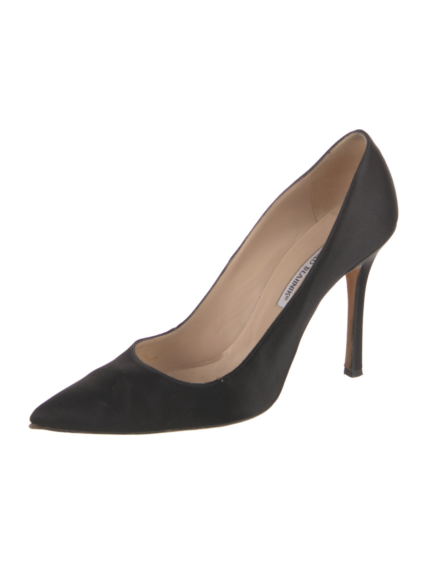 Manolo Blahnik Satin Pumps