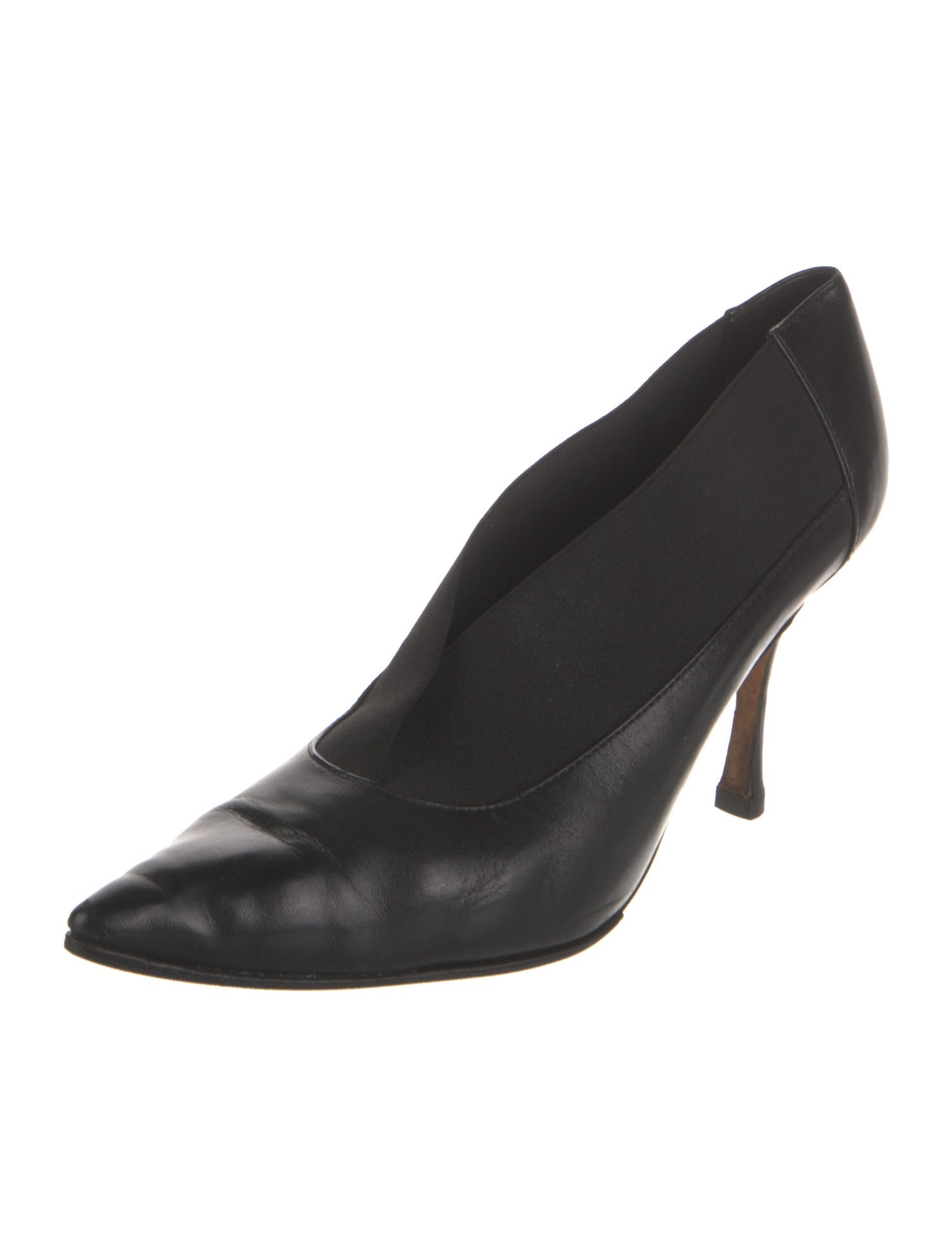 Manolo Blahnik Leather Pumps
