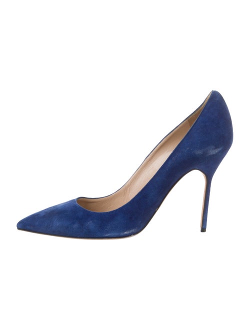 Manolo Blahnik Suede Pumps