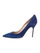 Manolo Blahnik Suede Pumps