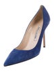Manolo Blahnik Suede Pumps