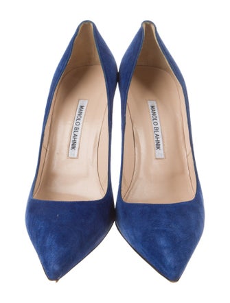 Manolo Blahnik Suede Pumps