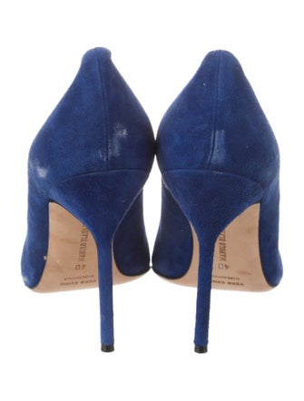Manolo Blahnik Suede Pumps