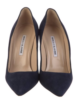 Manolo Blahnik Suede Pumps