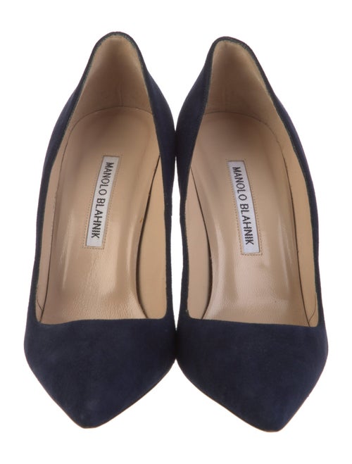 Manolo Blahnik Suede Pumps