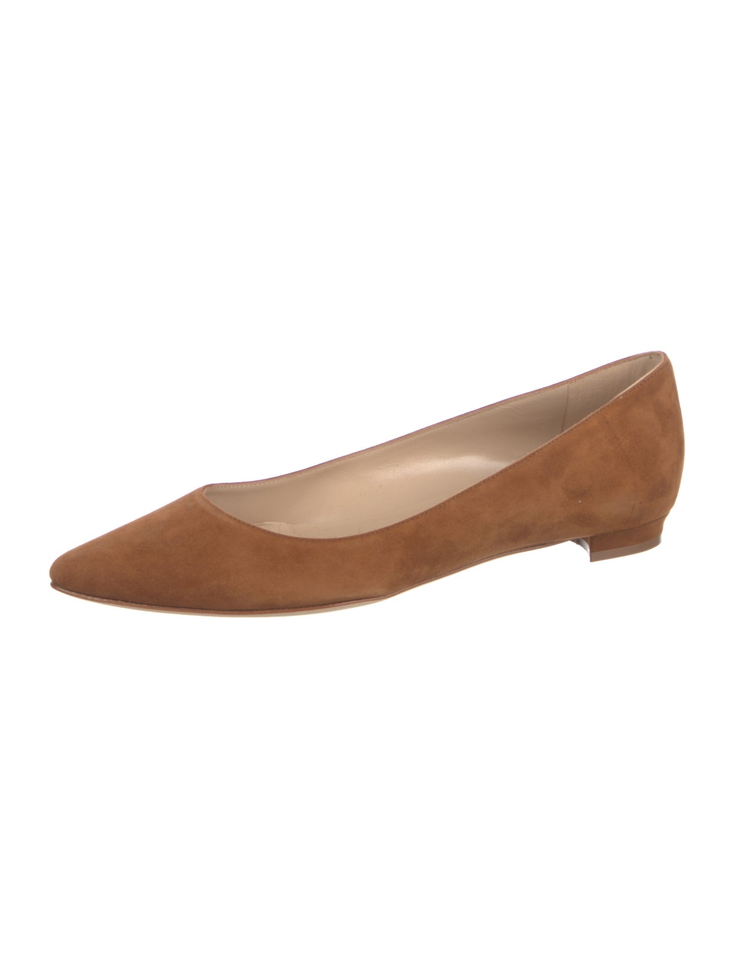 Manolo Blahnik Suede Flats