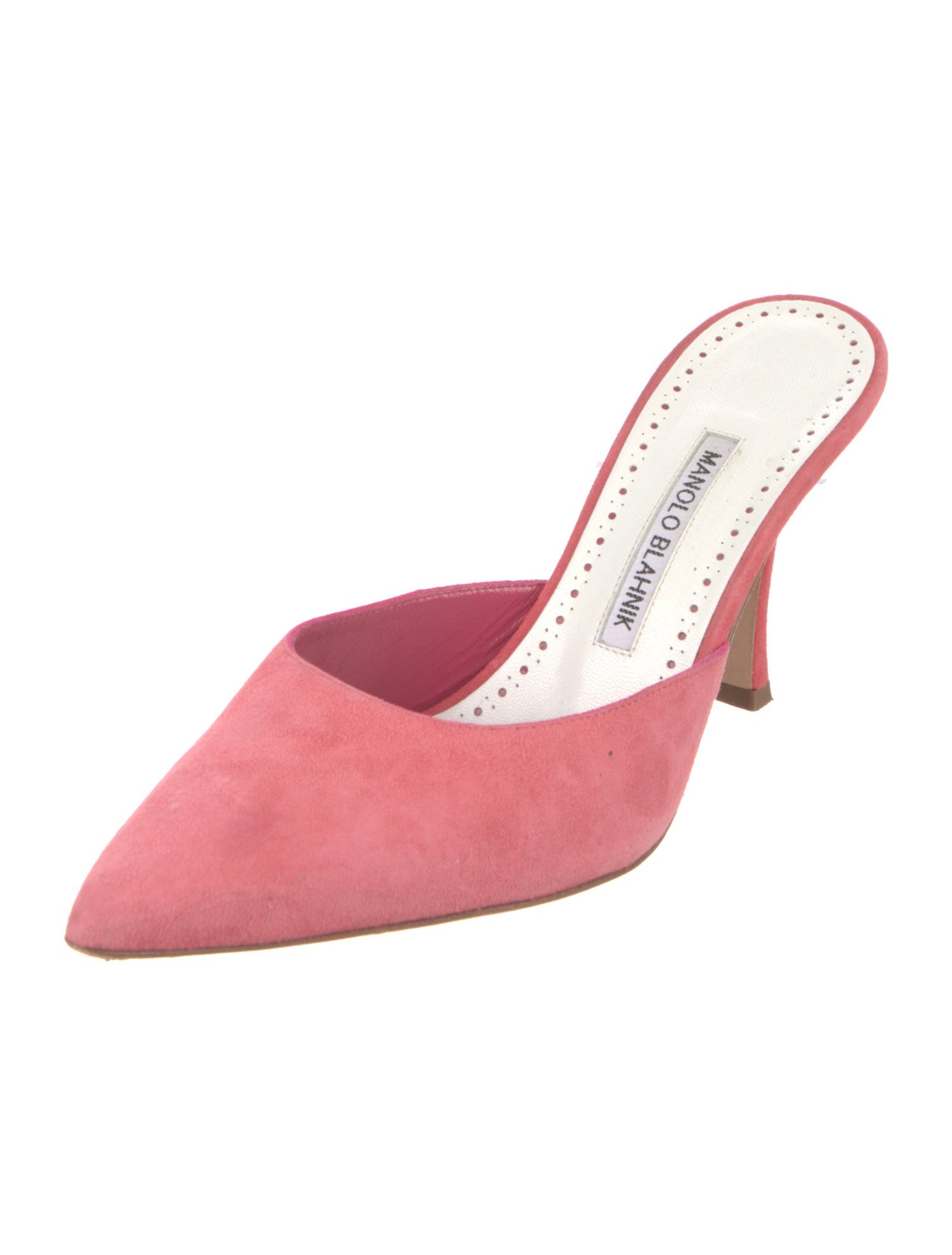 Manolo Blahnik Suede Mules