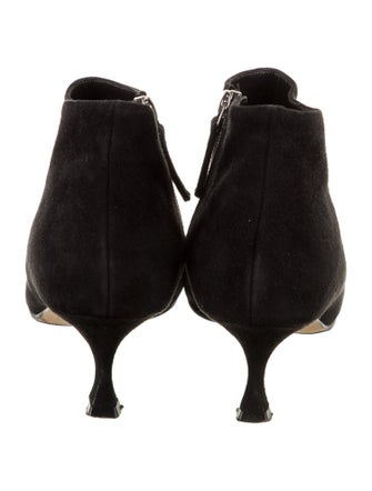 Manolo Blahnik Suede Boots