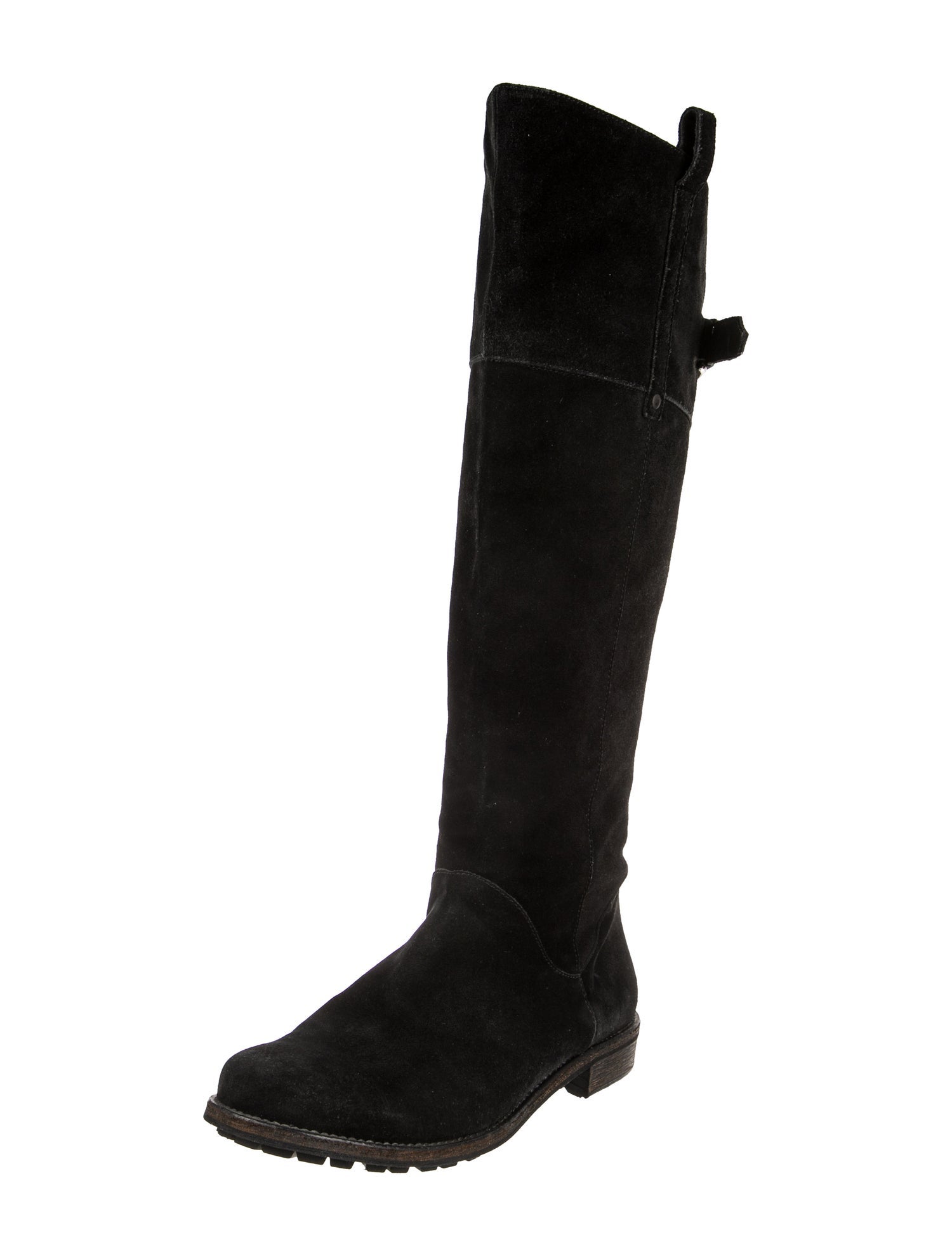 Manolo Blahnik Suede Riding Boots