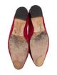 Manolo Blahnik Suede Animal Print Ballet Flats