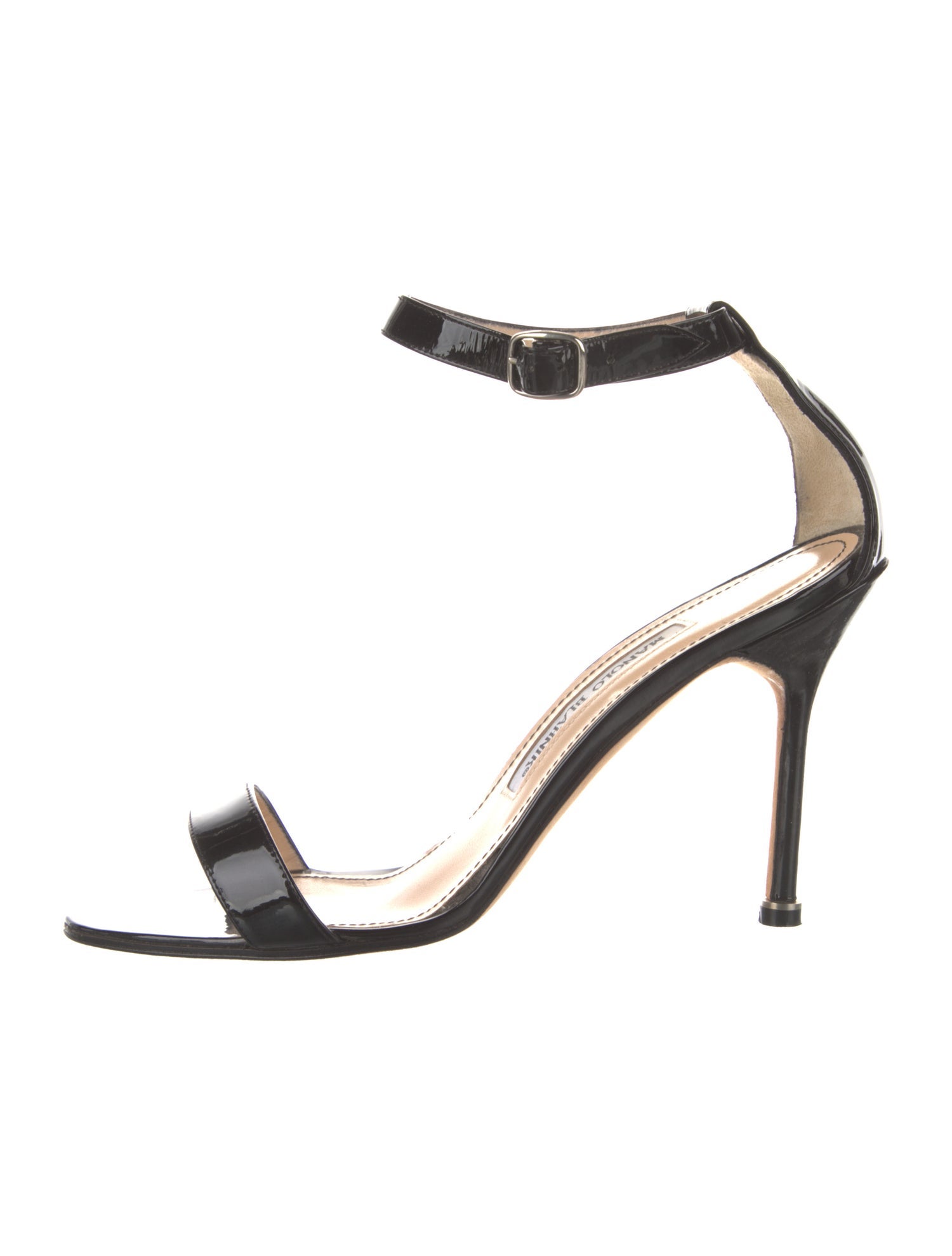 Manolo Blahnik Patent Leather Sandals