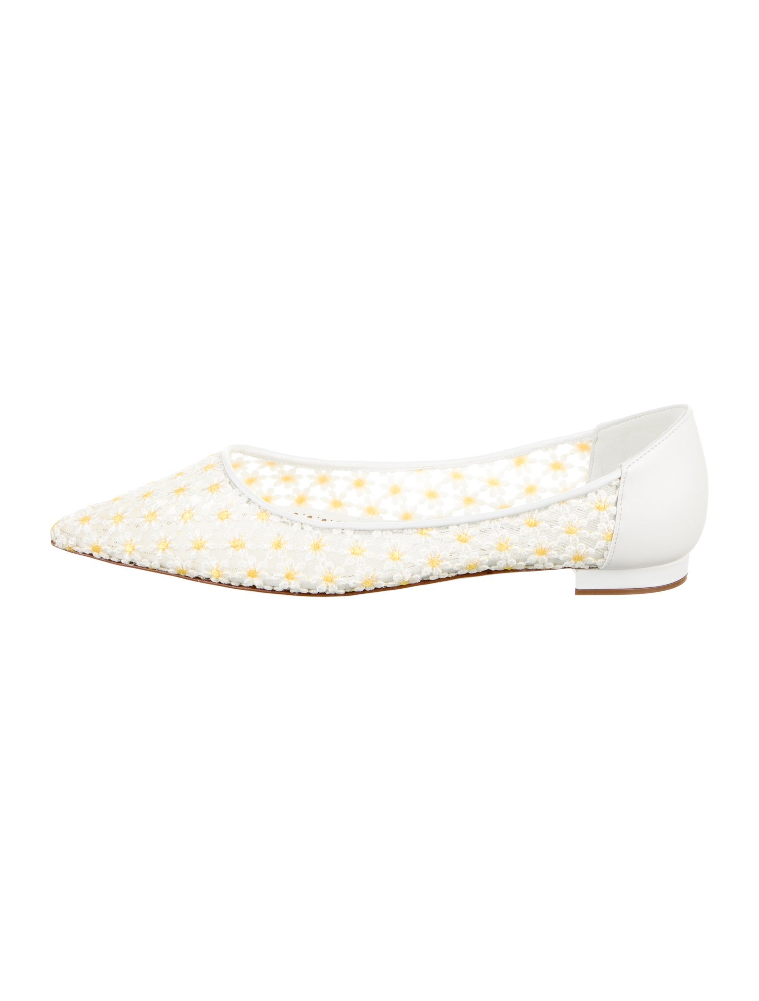 Manolo Blahnik Mesh Ballet Flats