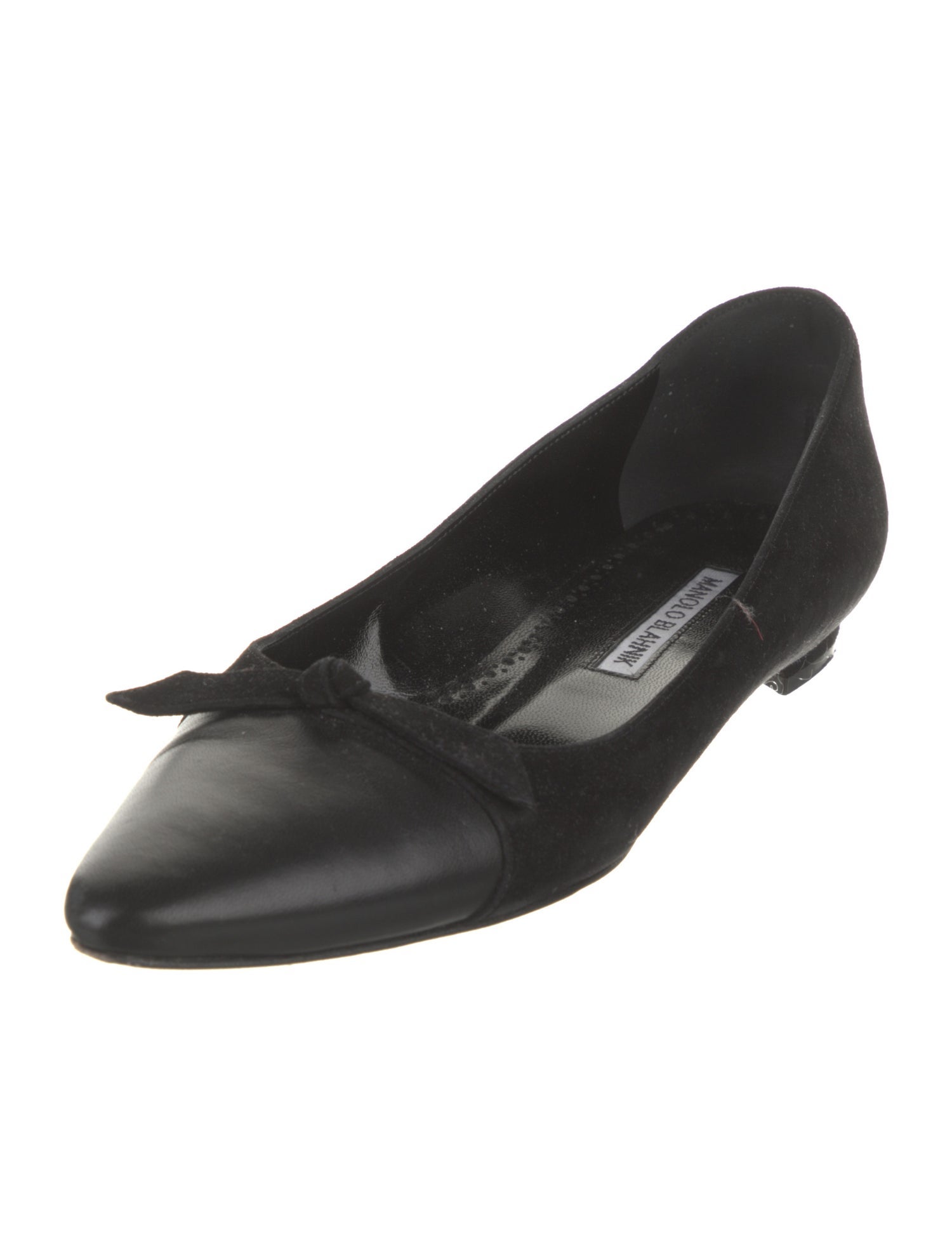 Manolo Blahnik Leather Flats