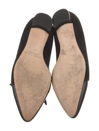 Manolo Blahnik Leather Flats