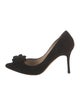 Manolo Blahnik Suede Pumps