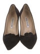 Manolo Blahnik Suede Pumps