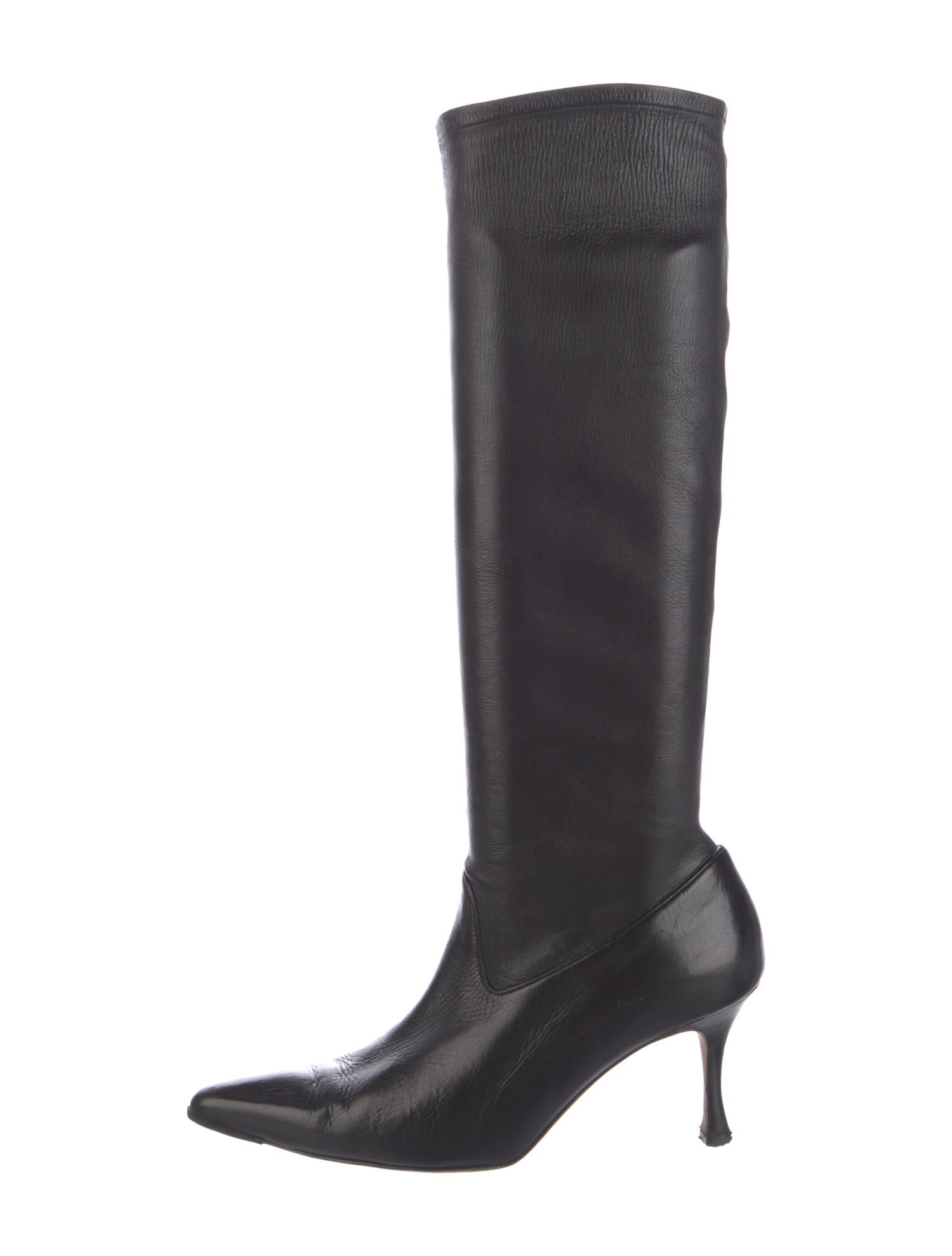 Manolo Blahnik Leather Boots