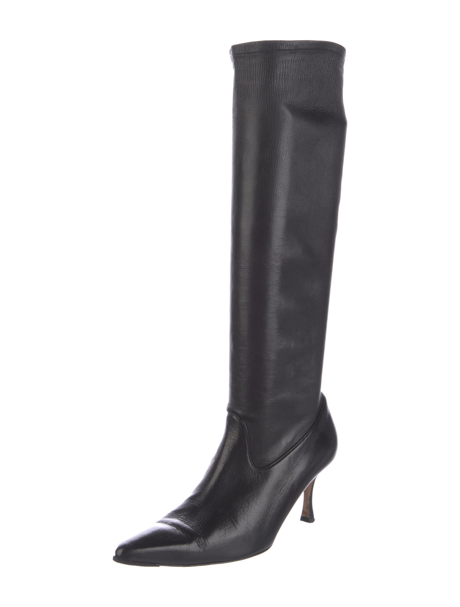 Manolo Blahnik Leather Boots