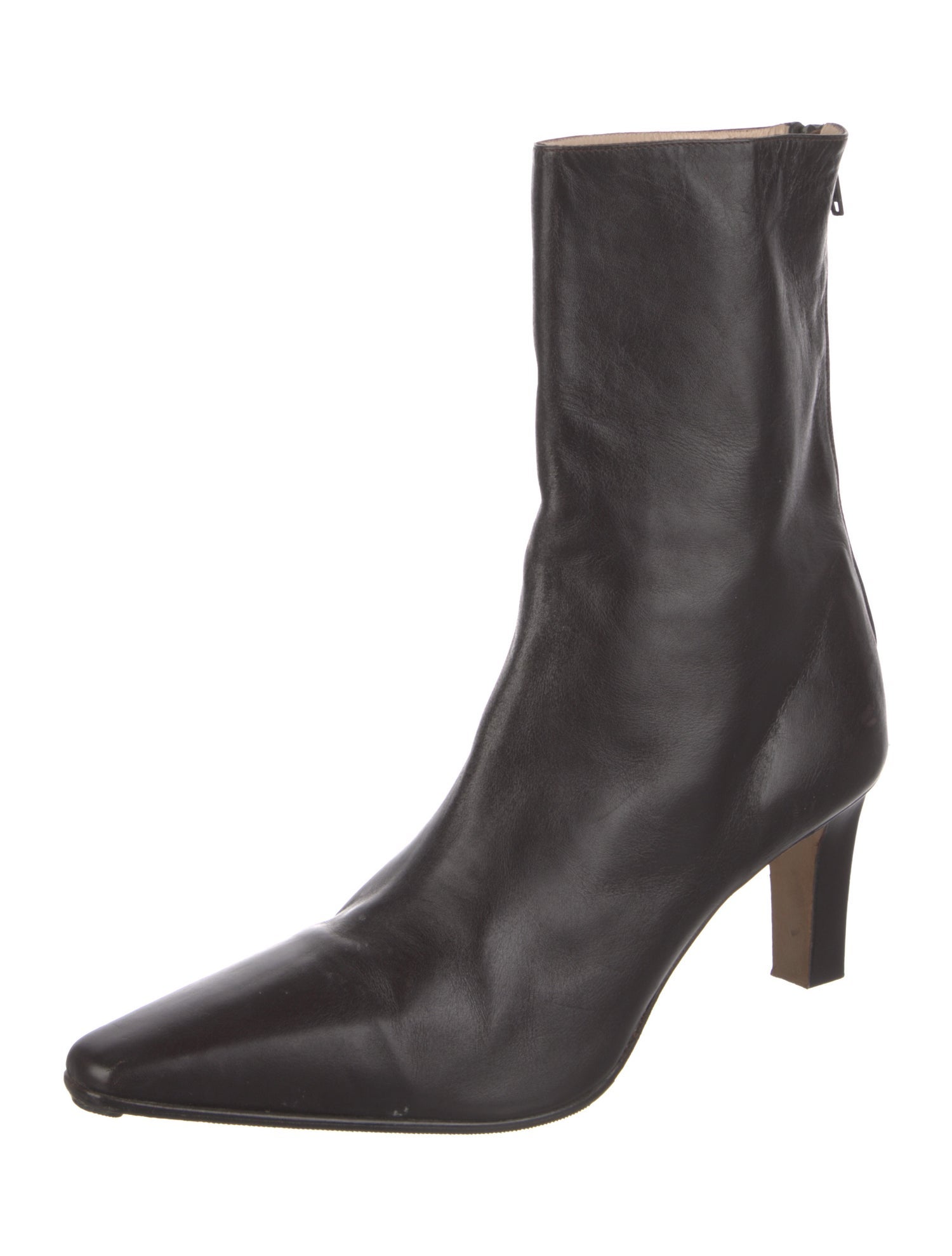 Manolo Blahnik Leather Boots