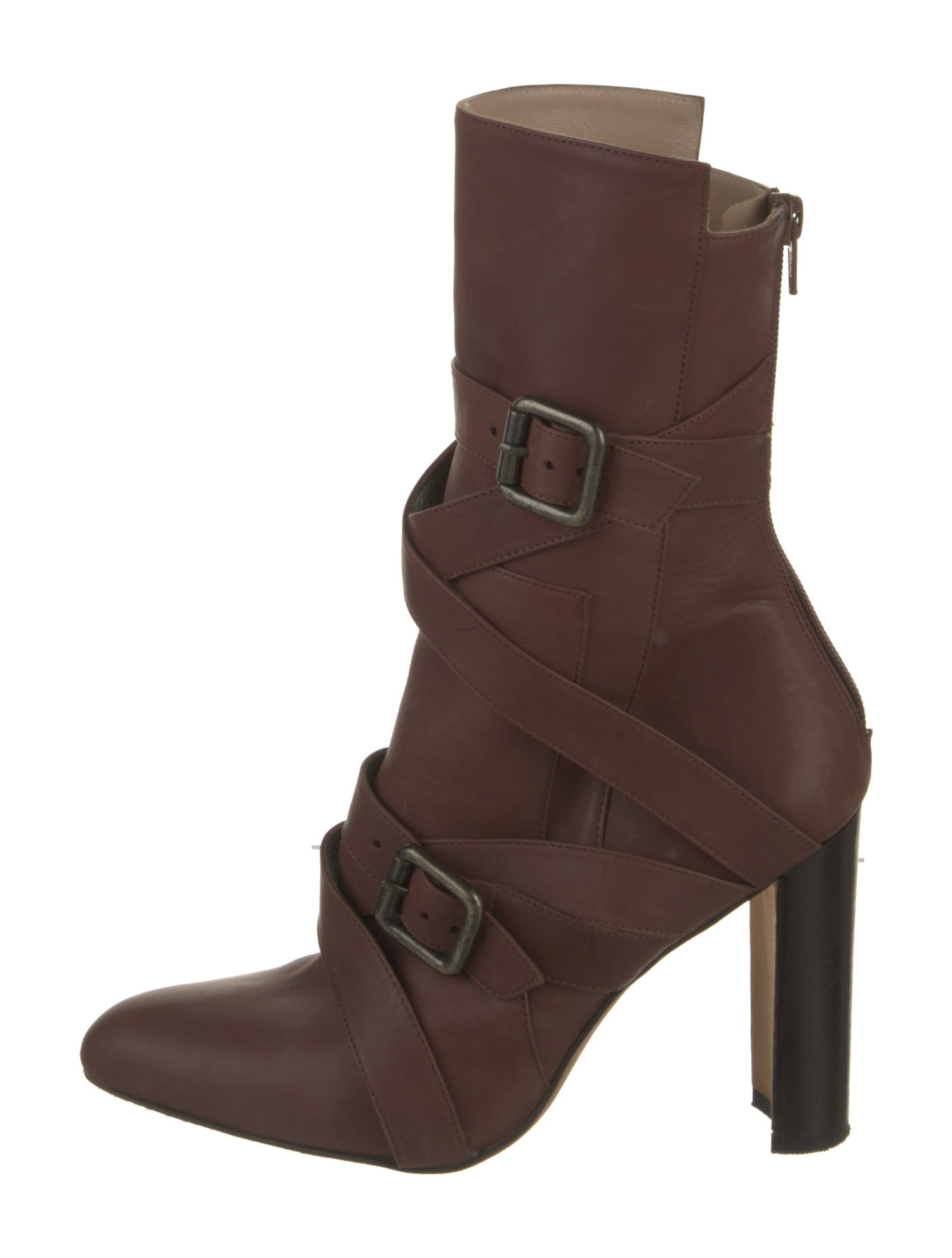 Manolo Blahnik Leather Sock Boots